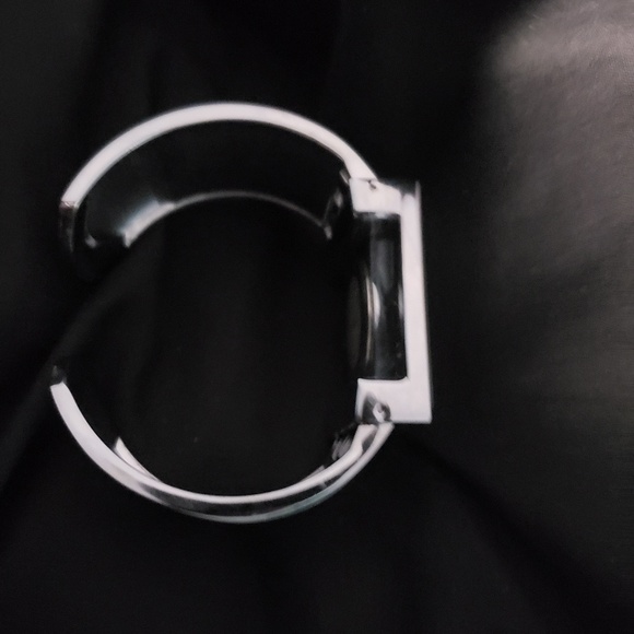 Silver & White Bangle Watch - Picture 3 of 3